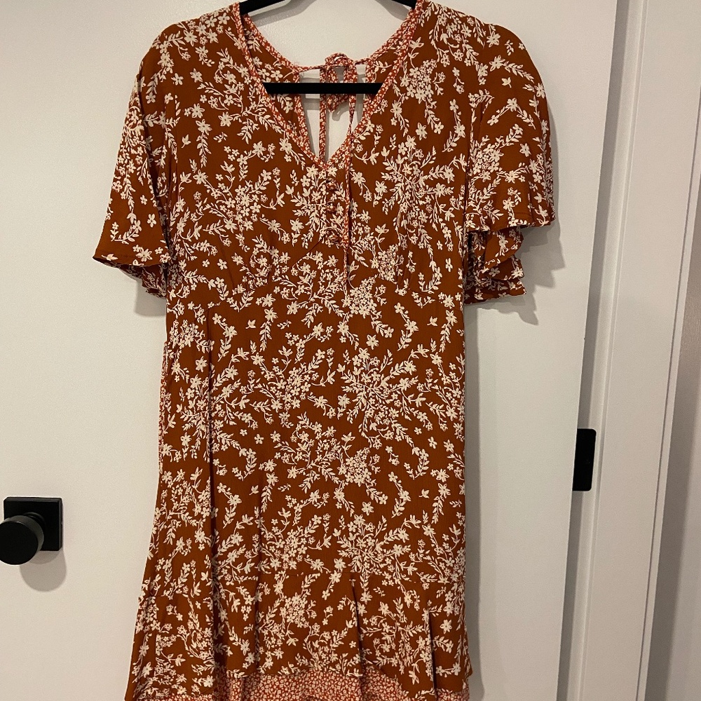 Angie Floral Branch Dress, Medium